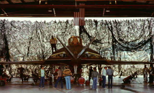 B-2 Spirit Underside During Manufacturing